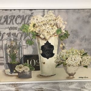 French Style Framed Art Print on Canvas